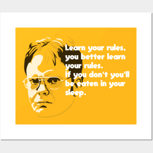 Dwight's Rules Posters and Art